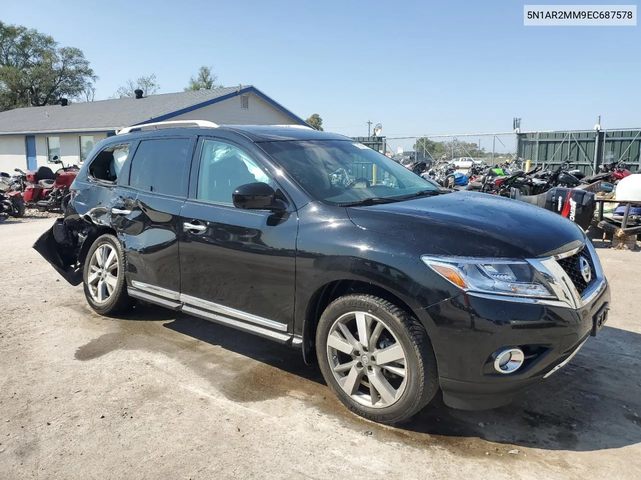 2014 Nissan Pathfinder S VIN: 5N1AR2MM9EC687578 Lot: 71781184