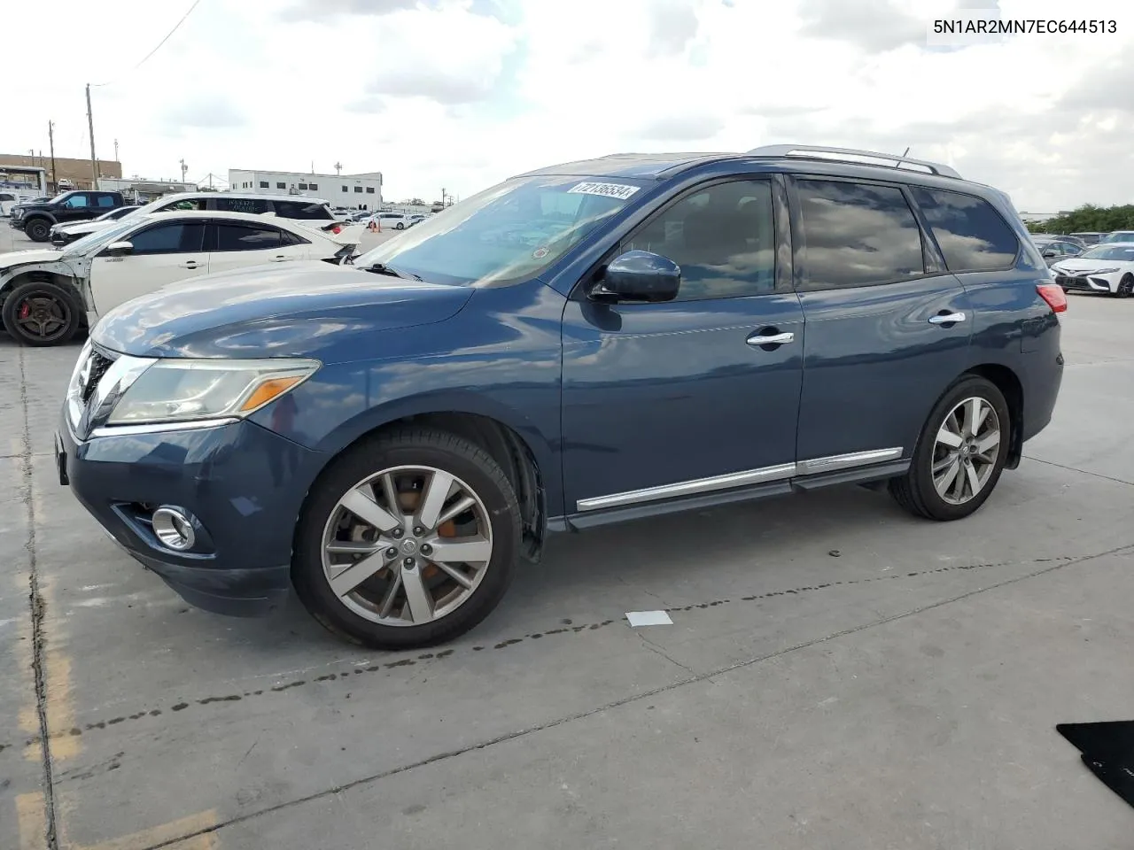 2014 Nissan Pathfinder S VIN: 5N1AR2MN7EC644513 Lot: 72136534