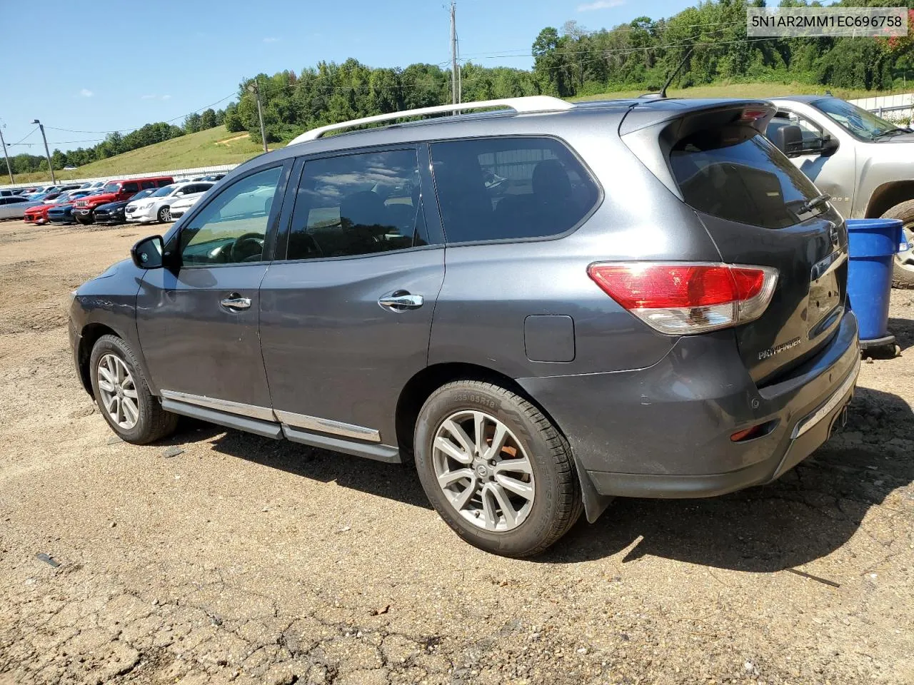 2014 Nissan Pathfinder S VIN: 5N1AR2MM1EC696758 Lot: 72164914