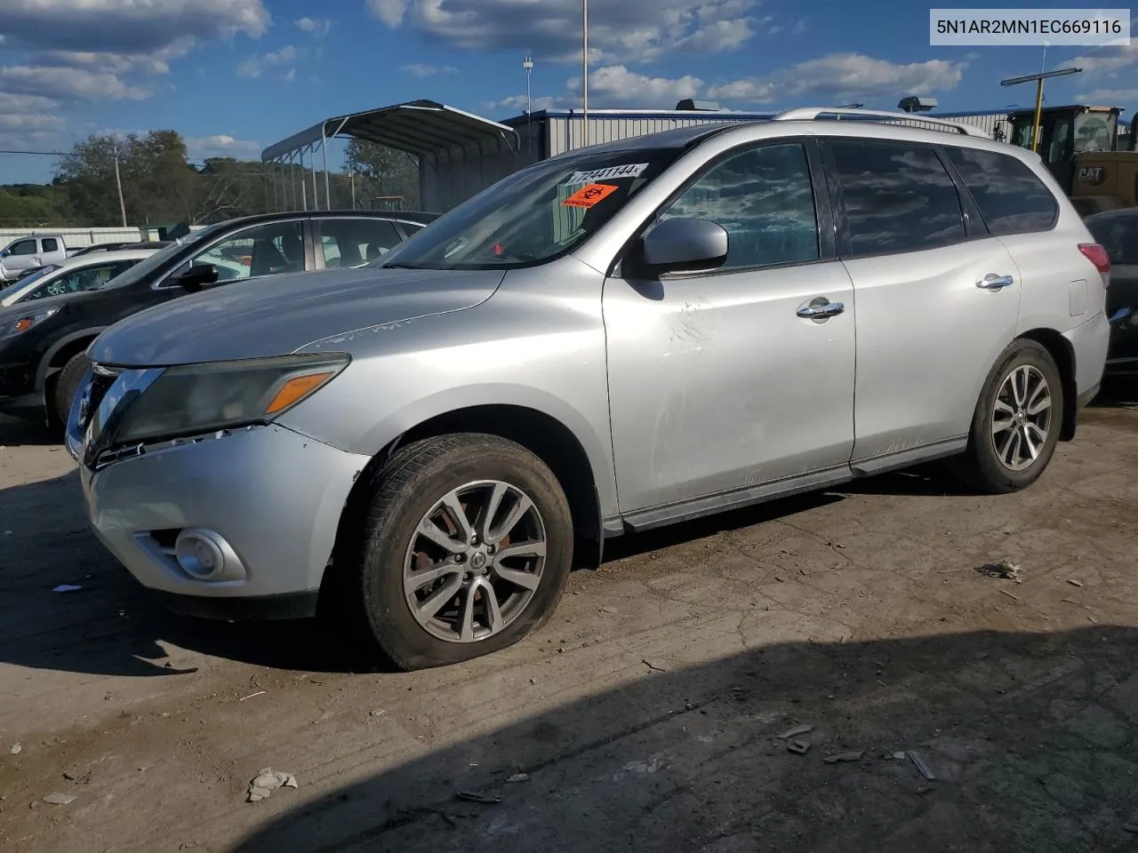 2014 Nissan Pathfinder S VIN: 5N1AR2MN1EC669116 Lot: 72441144