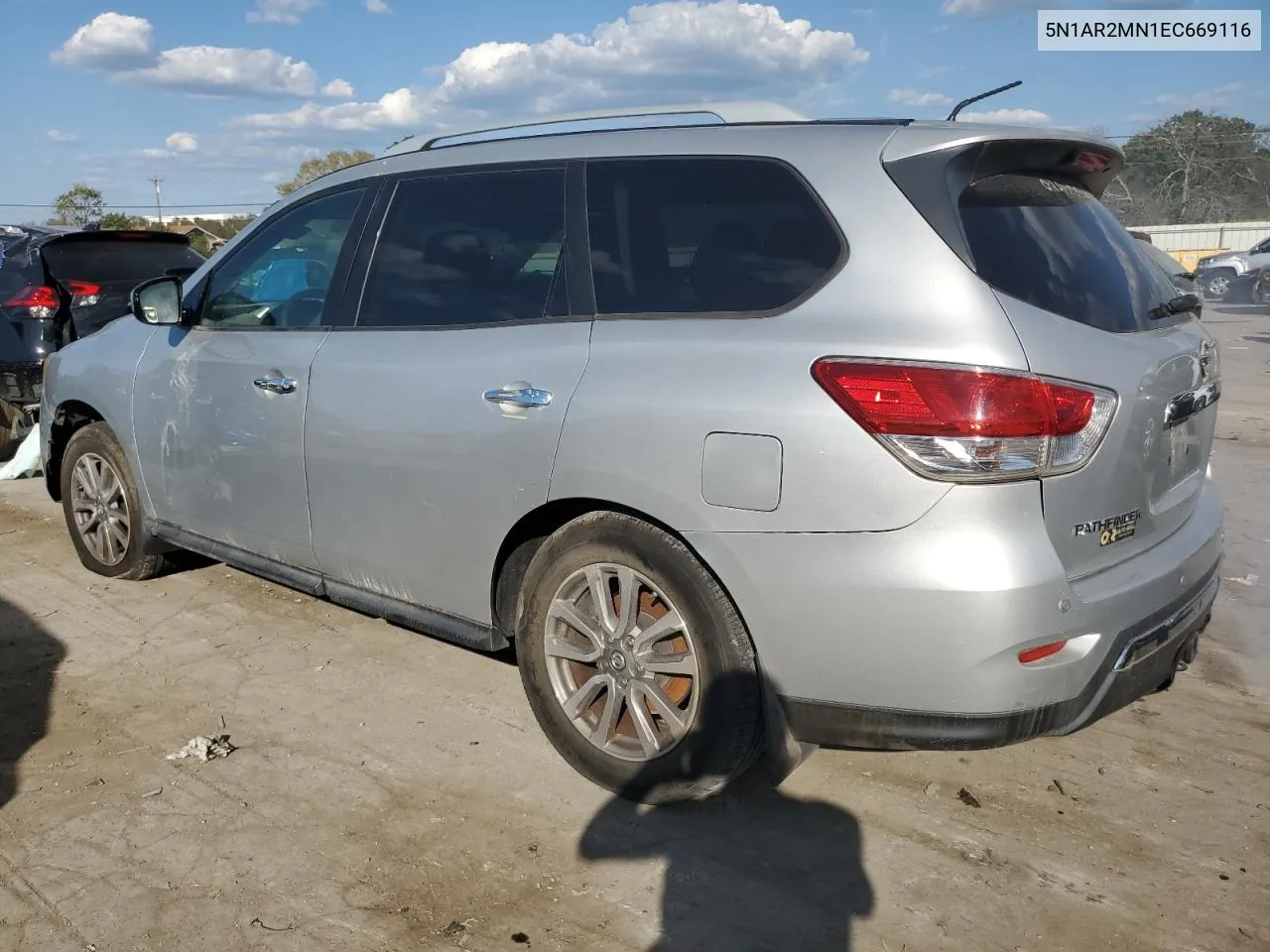 2014 Nissan Pathfinder S VIN: 5N1AR2MN1EC669116 Lot: 72441144