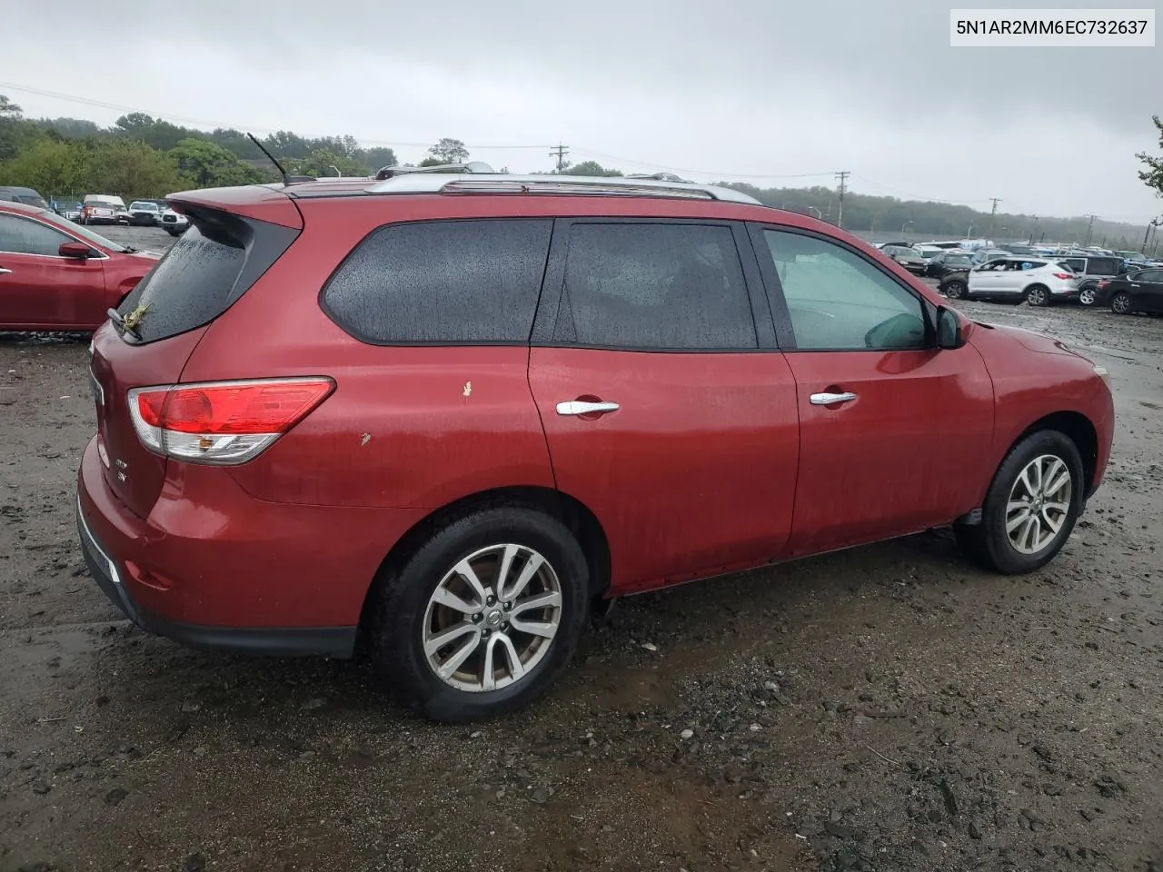 2014 Nissan Pathfinder S VIN: 5N1AR2MM6EC732637 Lot: 72524314