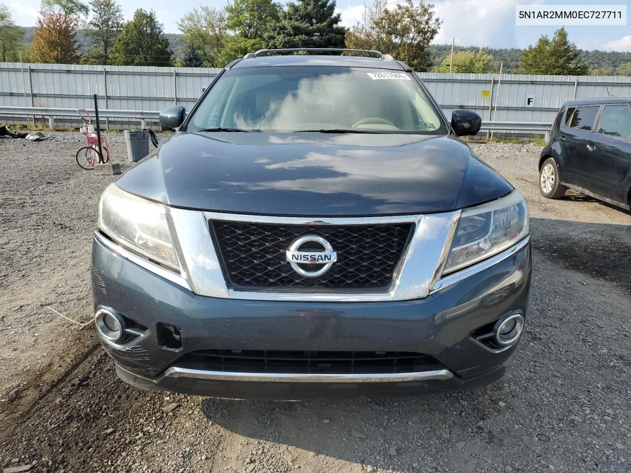 2014 Nissan Pathfinder S VIN: 5N1AR2MM0EC727711 Lot: 72617684