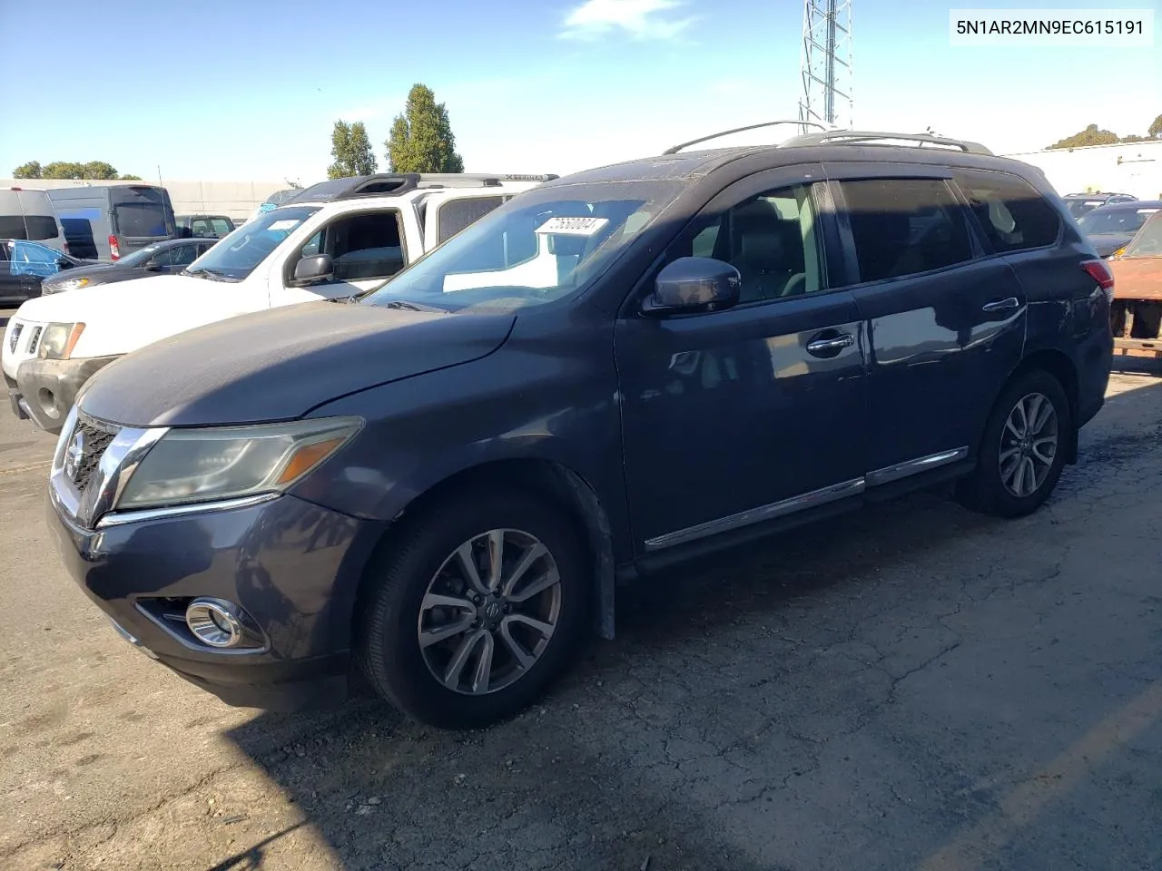 2014 Nissan Pathfinder S VIN: 5N1AR2MN9EC615191 Lot: 72650004