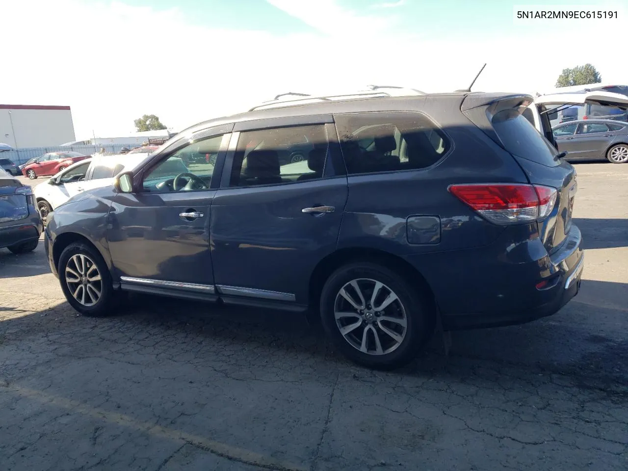 2014 Nissan Pathfinder S VIN: 5N1AR2MN9EC615191 Lot: 72650004