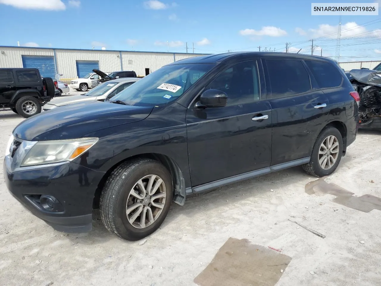 2014 Nissan Pathfinder S VIN: 5N1AR2MN9EC719826 Lot: 72742774