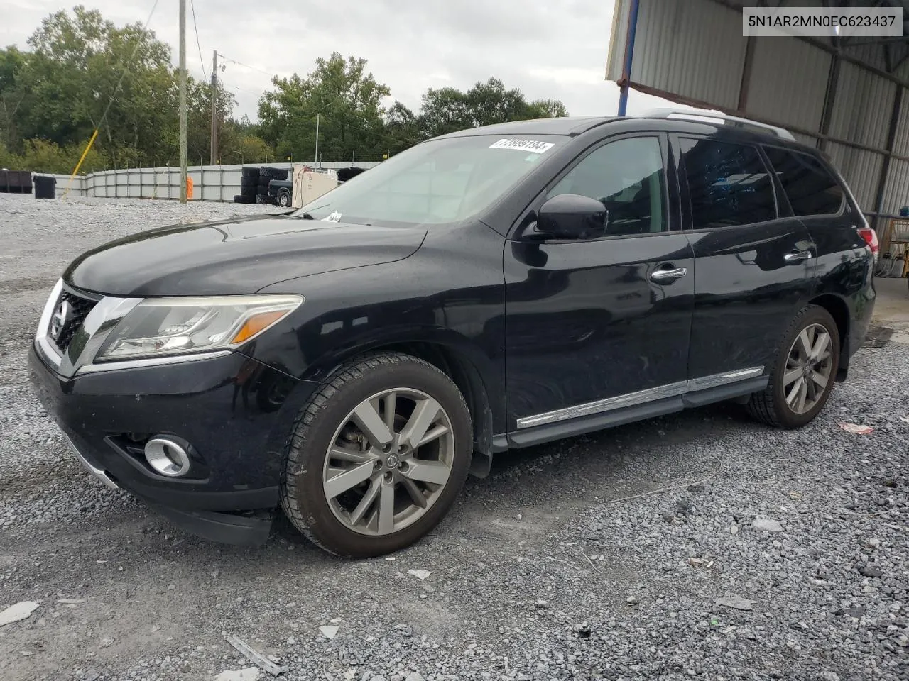 2014 Nissan Pathfinder S VIN: 5N1AR2MN0EC623437 Lot: 72889194