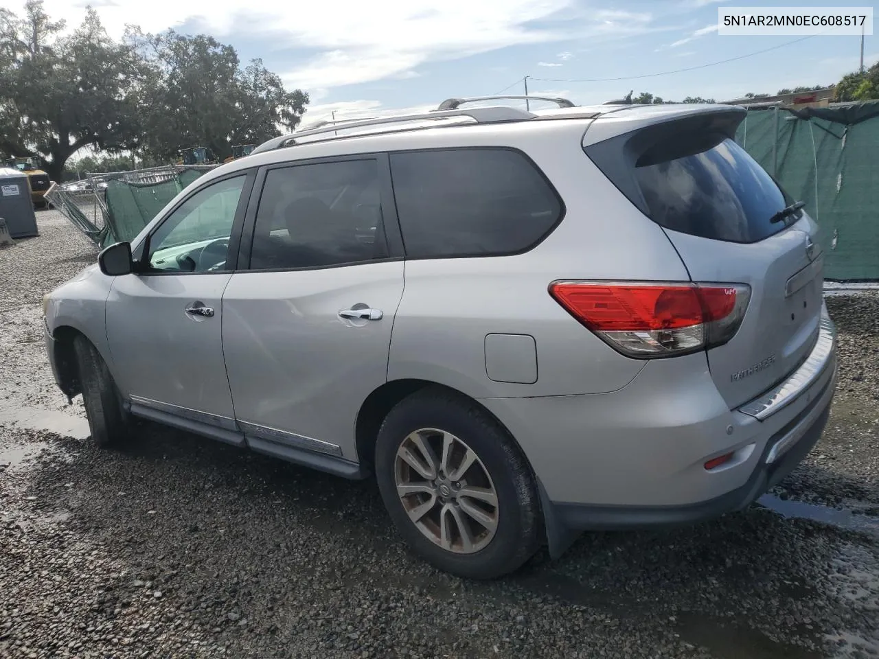 2014 Nissan Pathfinder S VIN: 5N1AR2MN0EC608517 Lot: 72950204