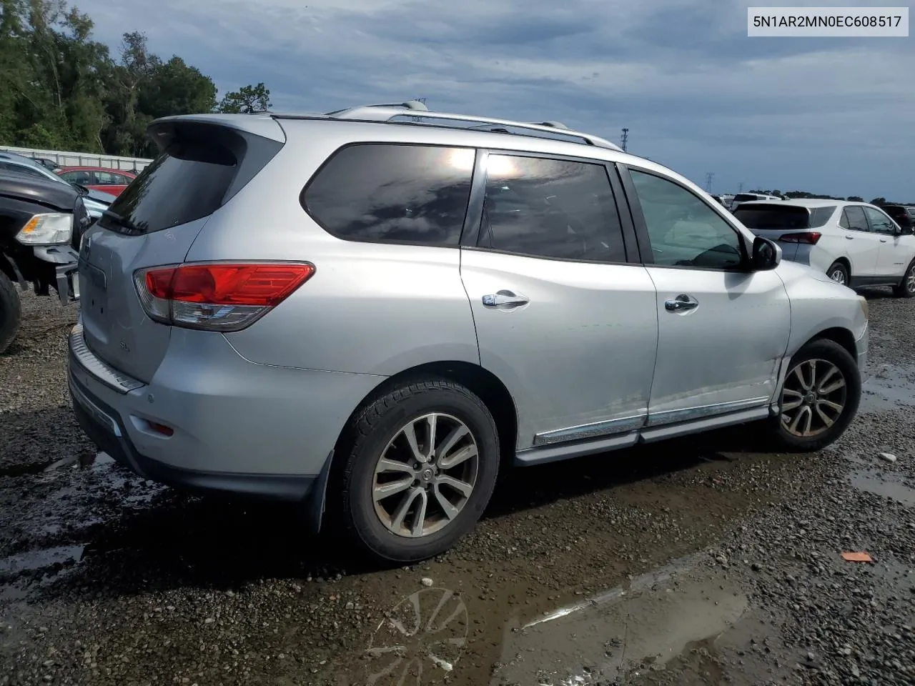 2014 Nissan Pathfinder S VIN: 5N1AR2MN0EC608517 Lot: 72950204