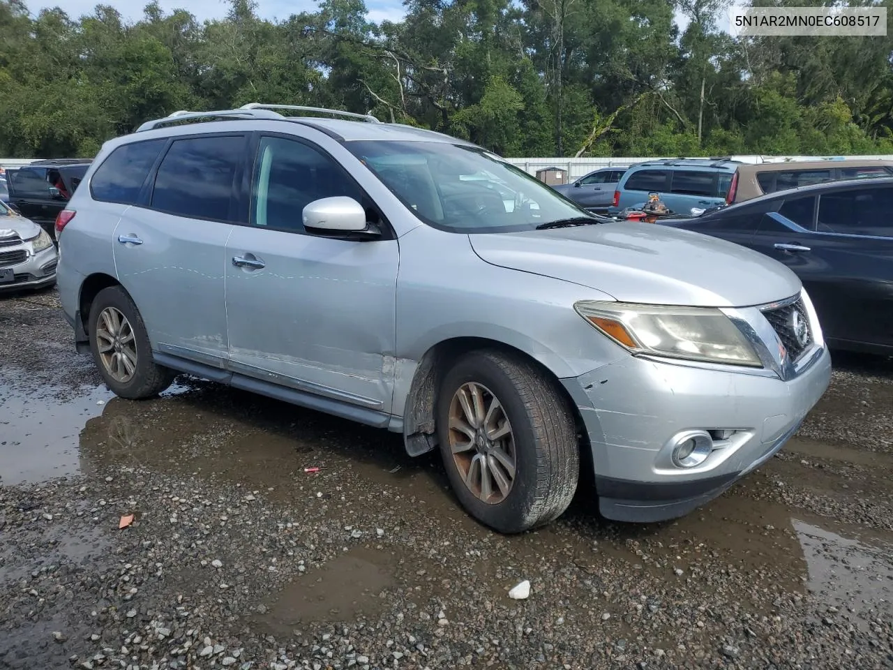 2014 Nissan Pathfinder S VIN: 5N1AR2MN0EC608517 Lot: 72950204