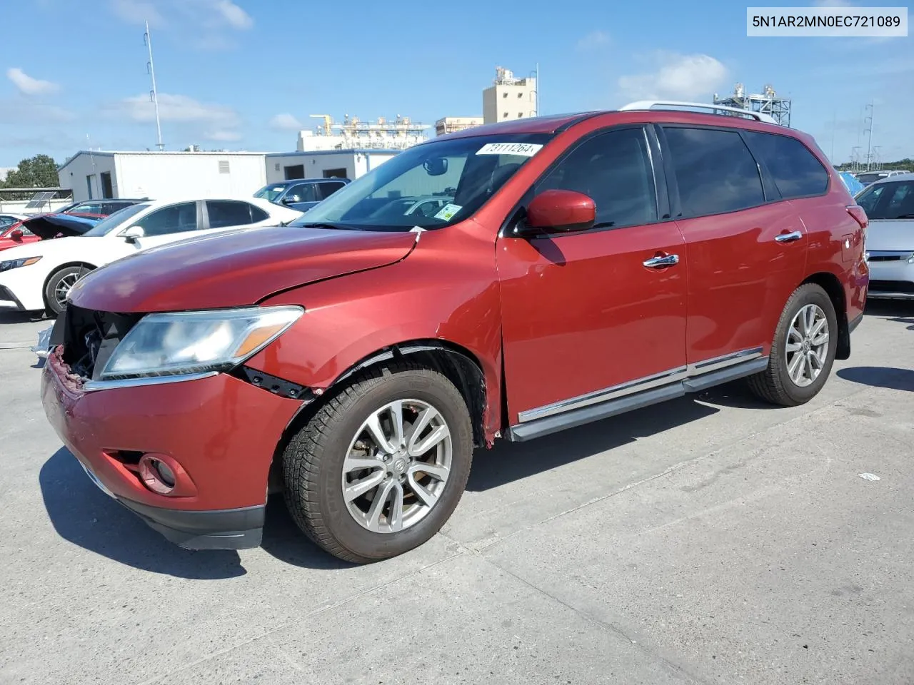 2014 Nissan Pathfinder S VIN: 5N1AR2MN0EC721089 Lot: 73111264