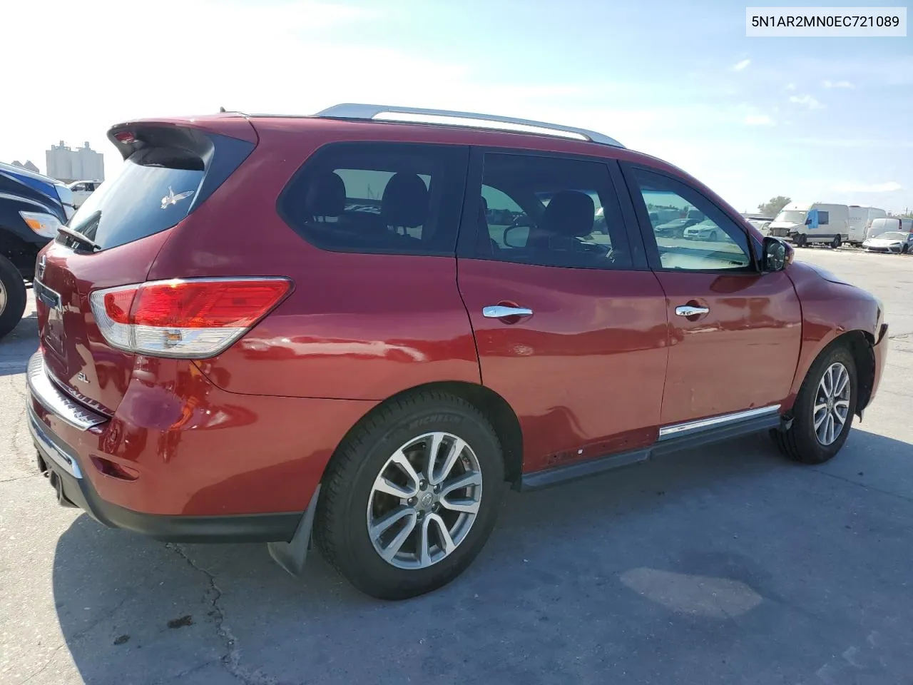 2014 Nissan Pathfinder S VIN: 5N1AR2MN0EC721089 Lot: 73111264