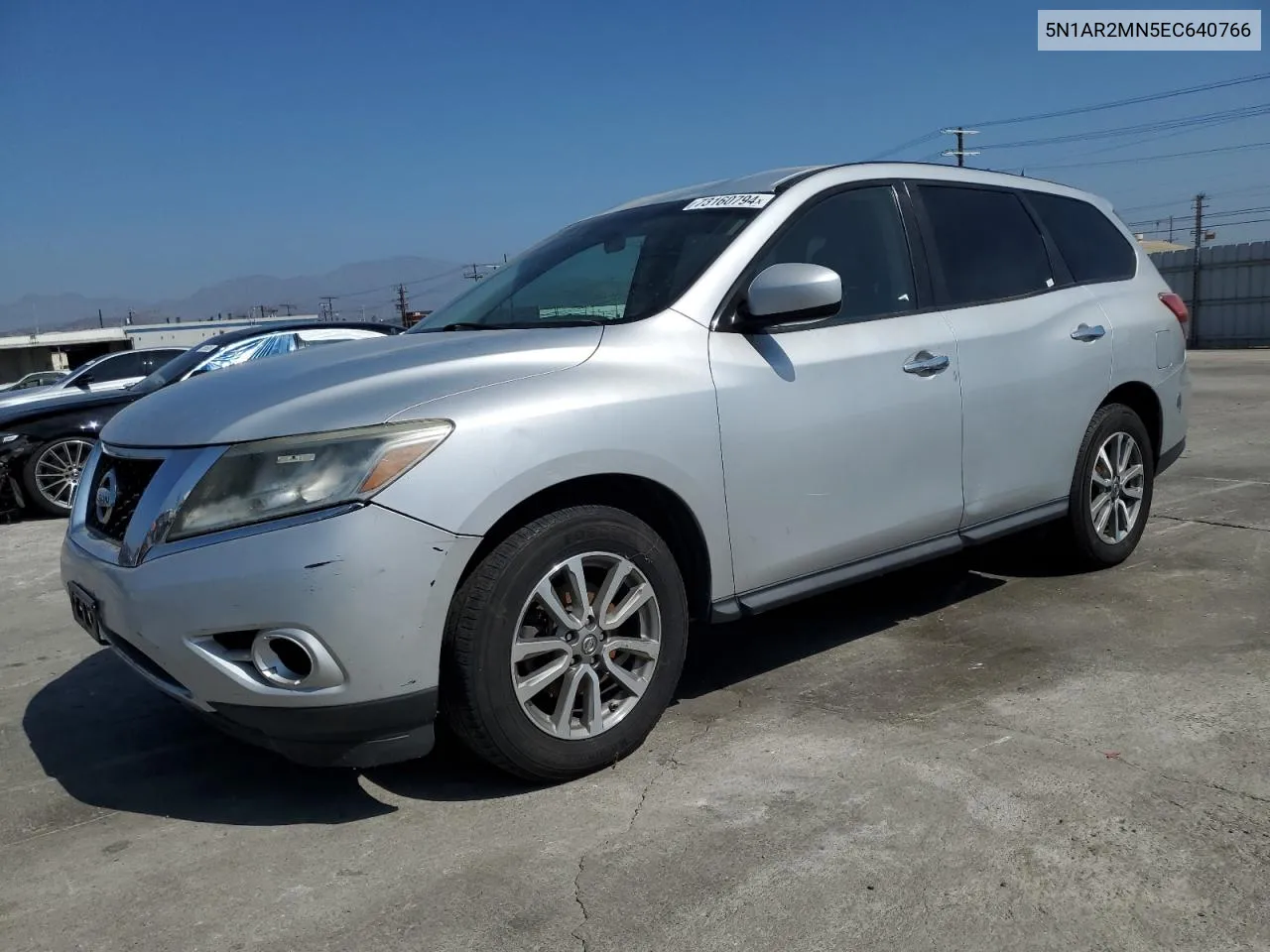 2014 Nissan Pathfinder S VIN: 5N1AR2MN5EC640766 Lot: 73160794