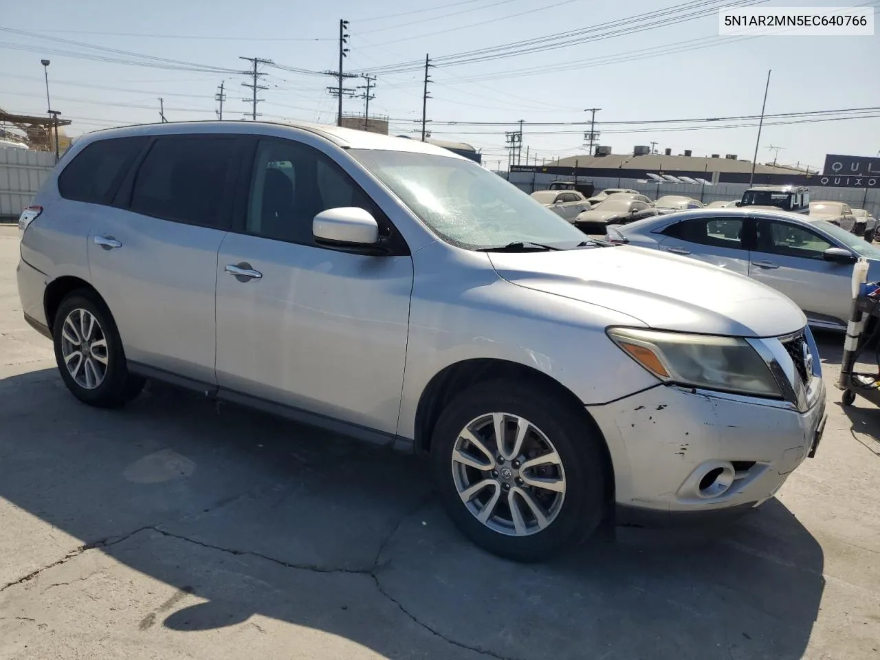 2014 Nissan Pathfinder S VIN: 5N1AR2MN5EC640766 Lot: 73160794