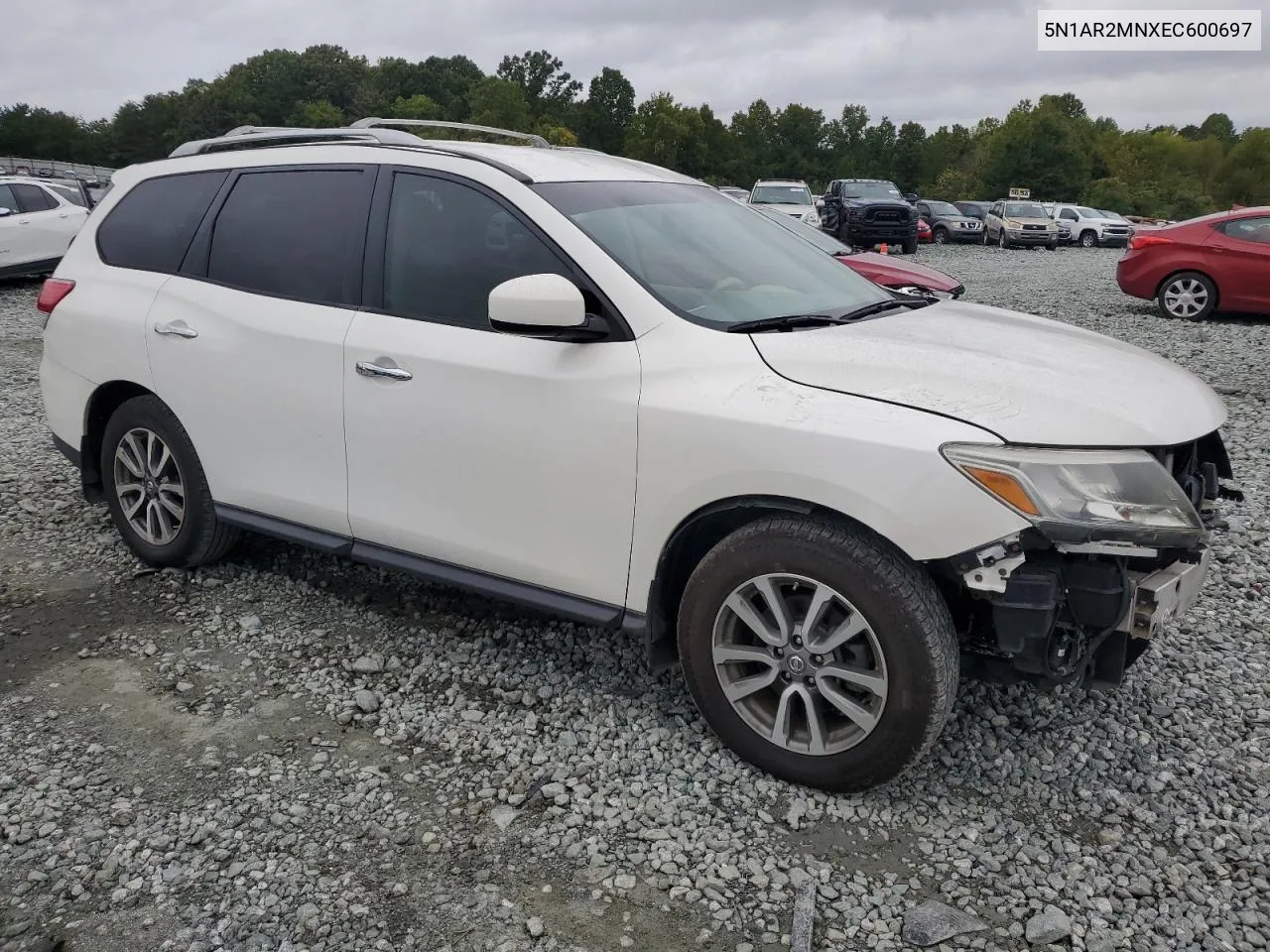 2014 Nissan Pathfinder S VIN: 5N1AR2MNXEC600697 Lot: 73212974