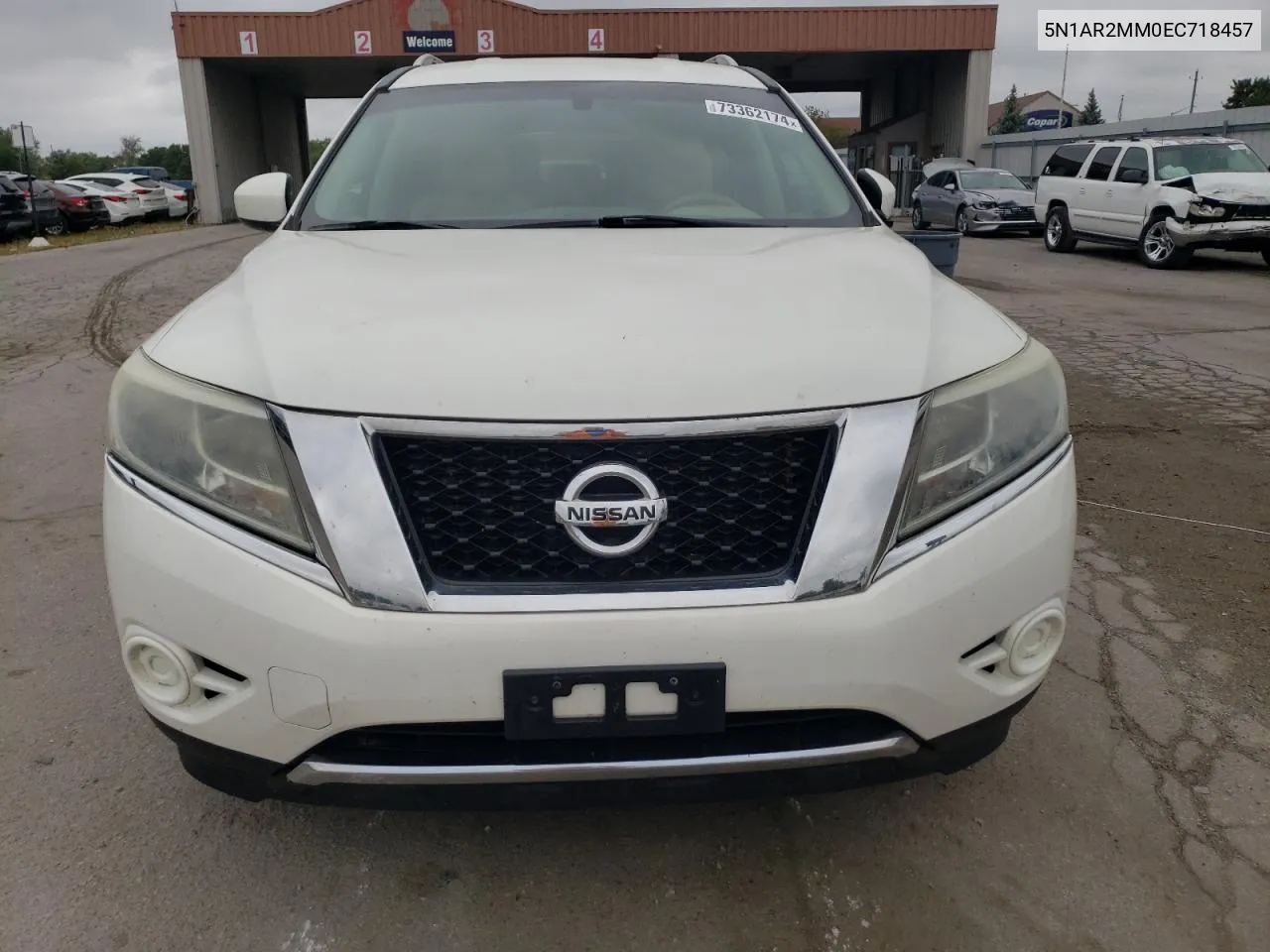 2014 Nissan Pathfinder S VIN: 5N1AR2MM0EC718457 Lot: 73362174