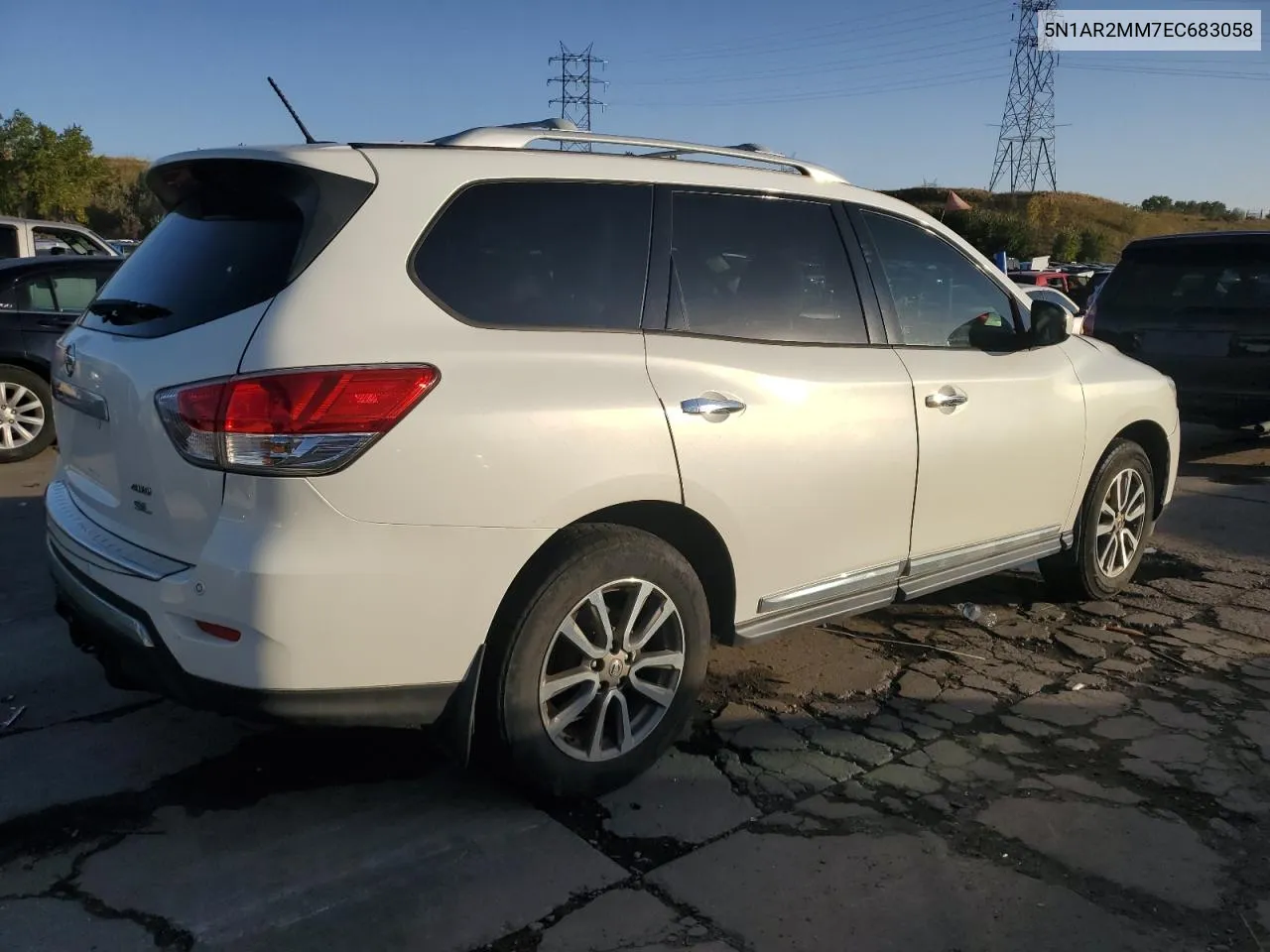 2014 Nissan Pathfinder S VIN: 5N1AR2MM7EC683058 Lot: 73375474