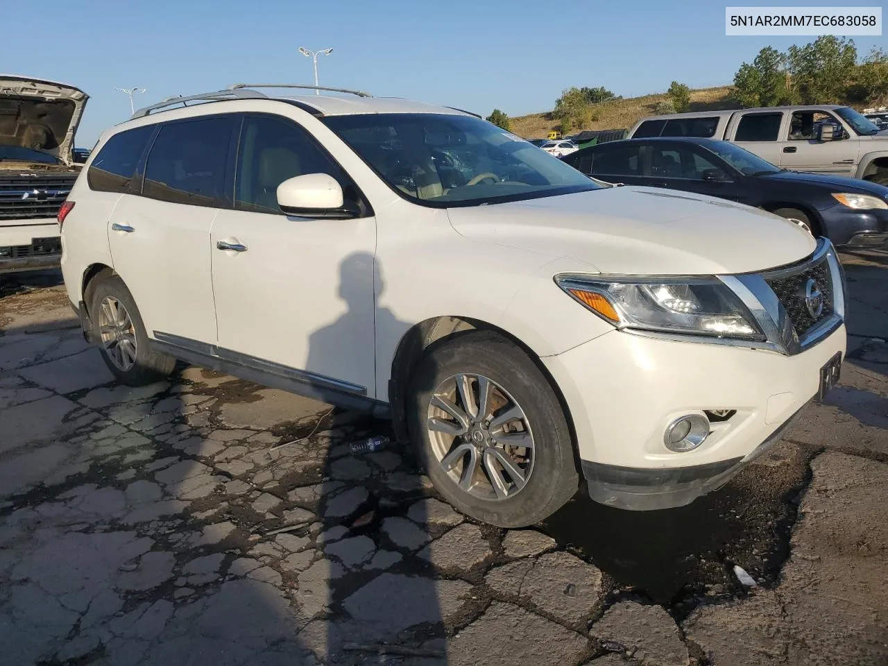 2014 Nissan Pathfinder S VIN: 5N1AR2MM7EC683058 Lot: 73375474