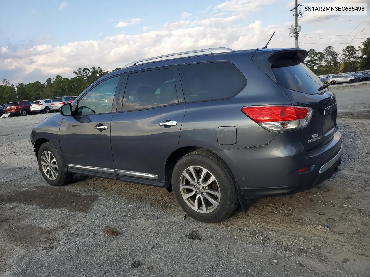 2014 Nissan Pathfinder S VIN: 5N1AR2MN3EC635498 Lot: 73491174