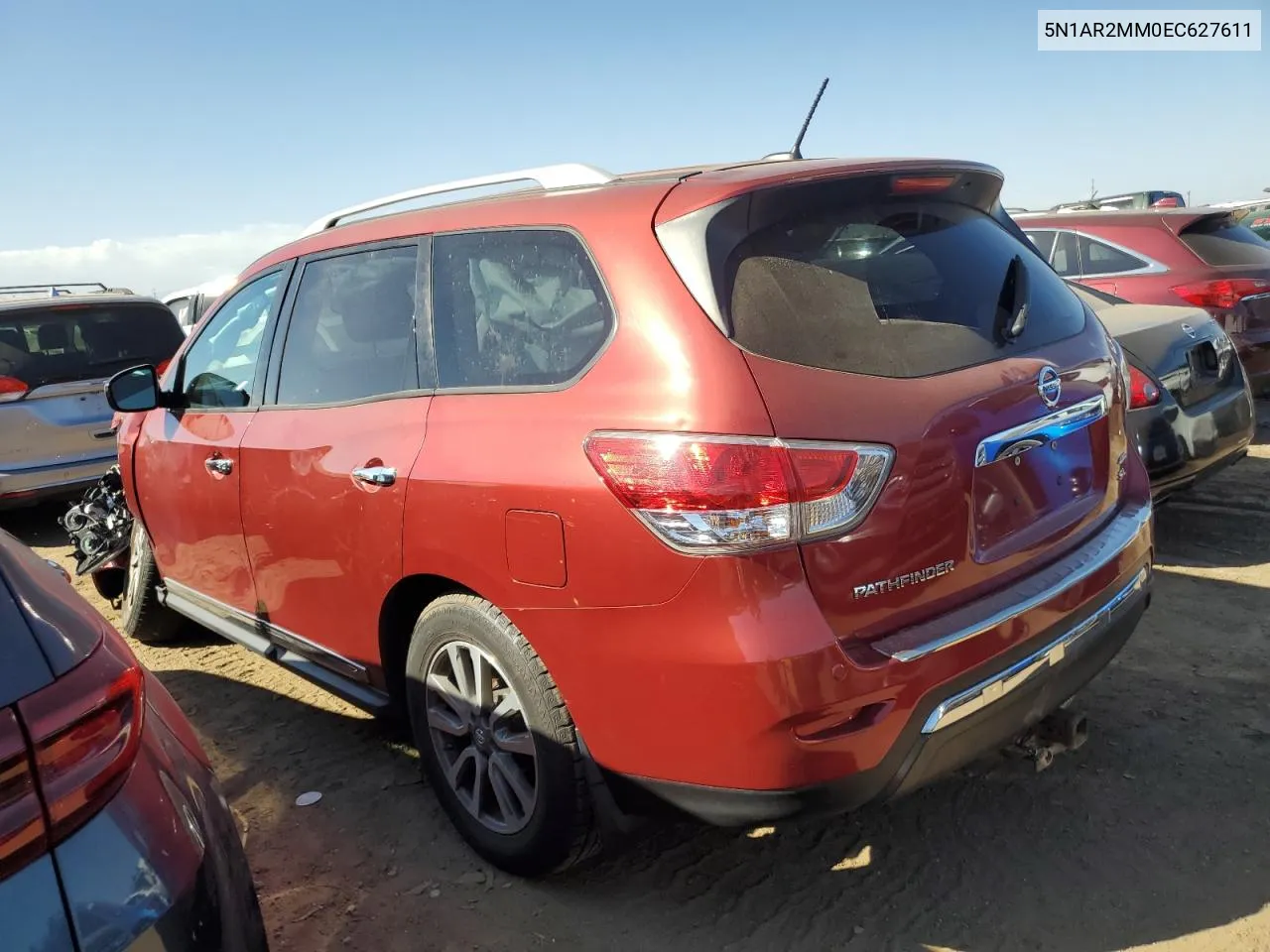 2014 Nissan Pathfinder S VIN: 5N1AR2MM0EC627611 Lot: 73518214