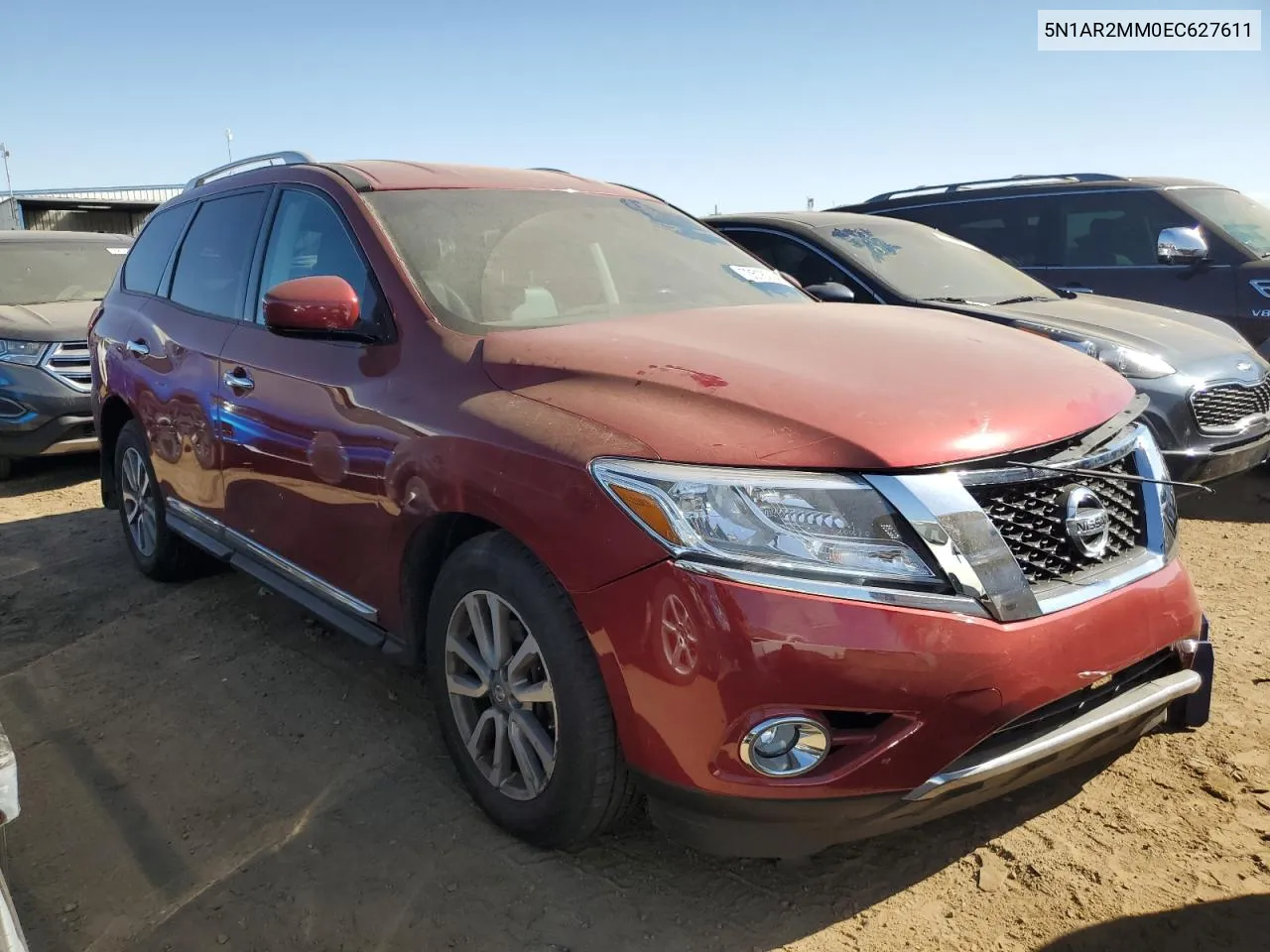 2014 Nissan Pathfinder S VIN: 5N1AR2MM0EC627611 Lot: 73518214