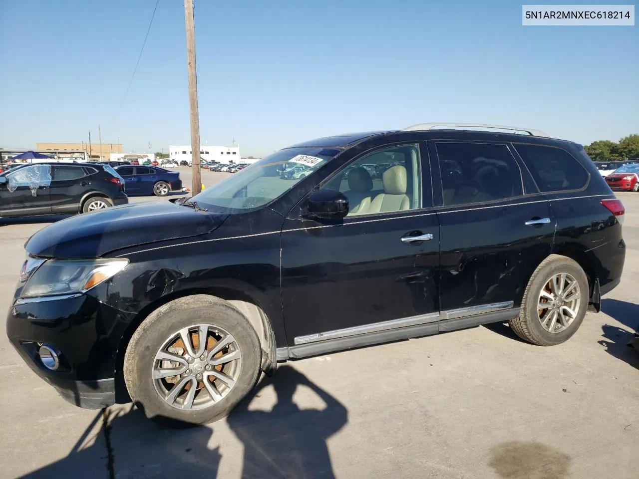 2014 Nissan Pathfinder S VIN: 5N1AR2MNXEC618214 Lot: 73614134