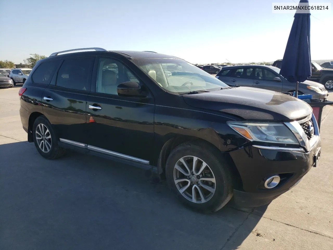 2014 Nissan Pathfinder S VIN: 5N1AR2MNXEC618214 Lot: 73614134