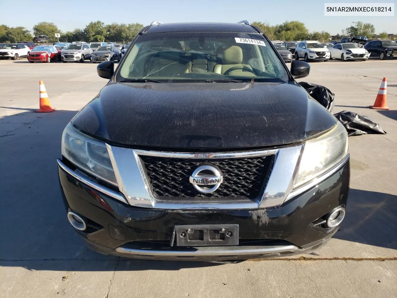 2014 Nissan Pathfinder S VIN: 5N1AR2MNXEC618214 Lot: 73614134