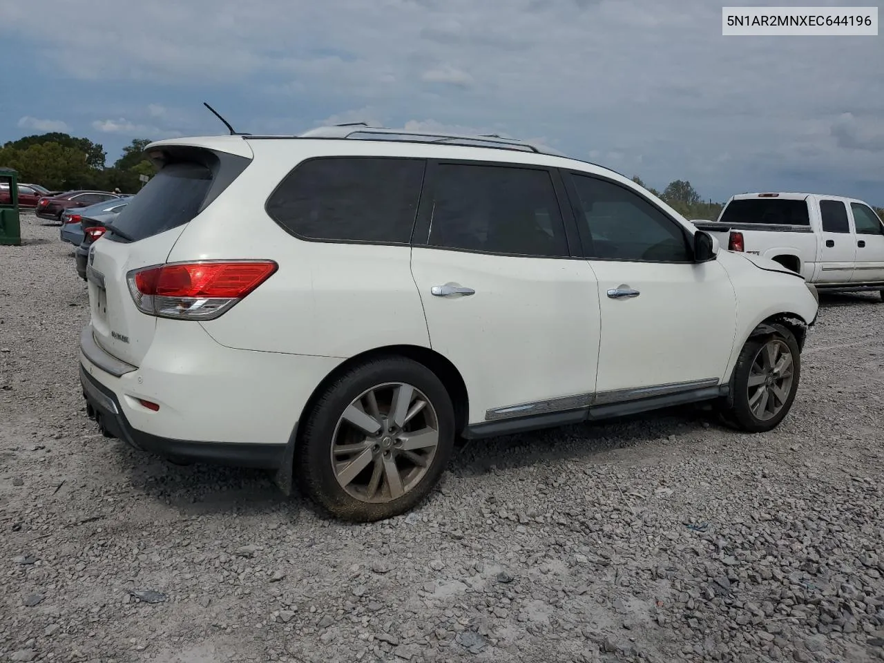 2014 Nissan Pathfinder S VIN: 5N1AR2MNXEC644196 Lot: 73798274