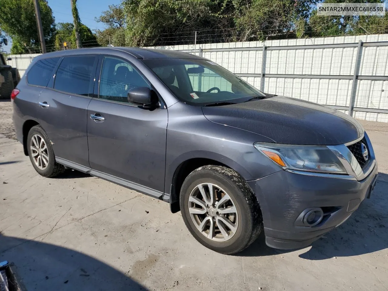 2014 Nissan Pathfinder S VIN: 5N1AR2MMXEC686598 Lot: 73878834