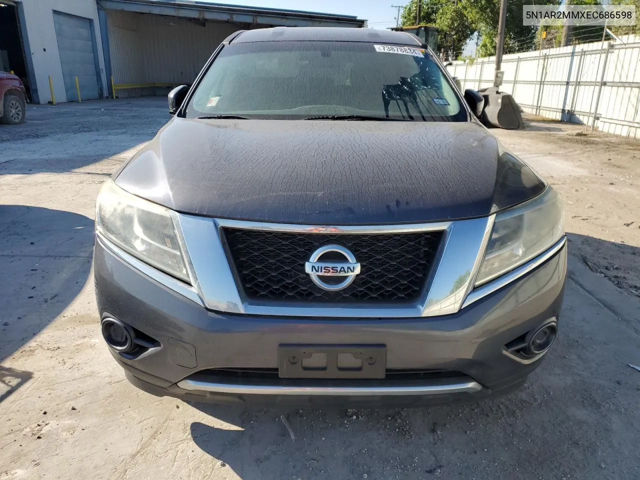 2014 Nissan Pathfinder S VIN: 5N1AR2MMXEC686598 Lot: 73878834