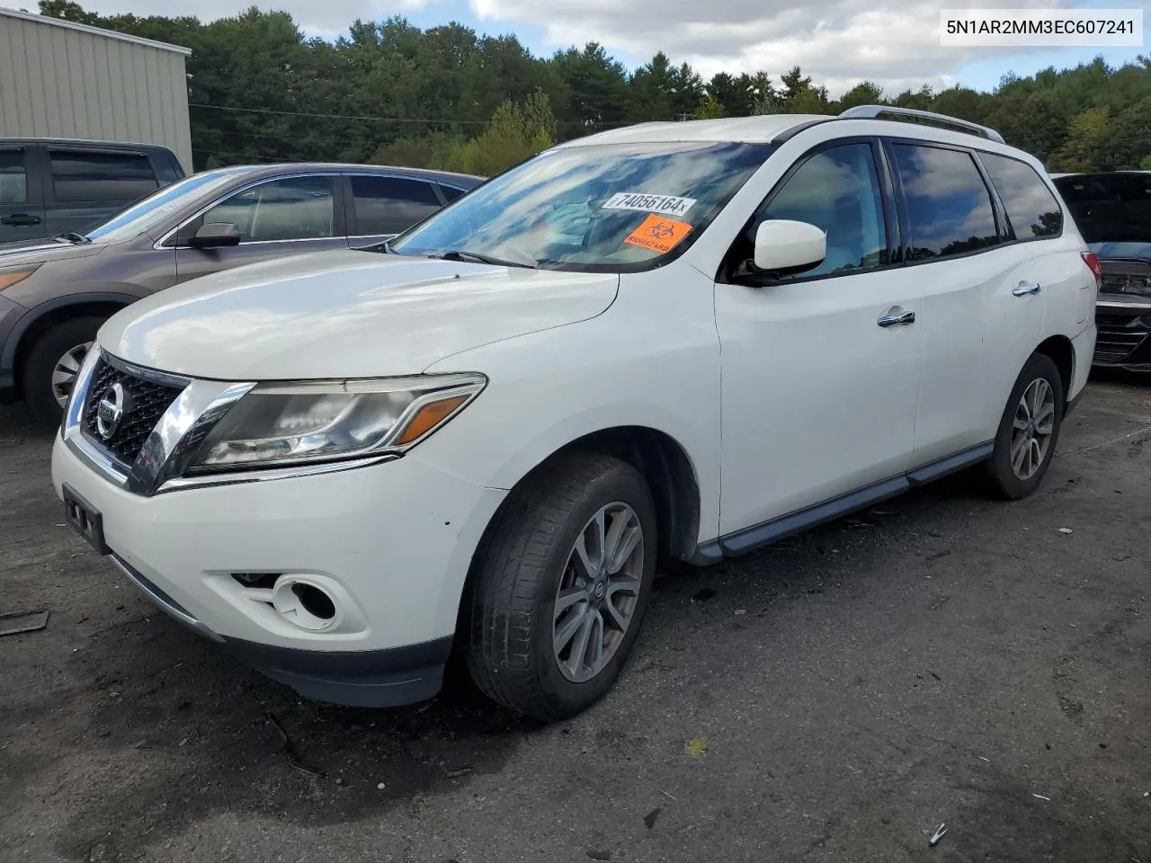 2014 Nissan Pathfinder S VIN: 5N1AR2MM3EC607241 Lot: 74056164