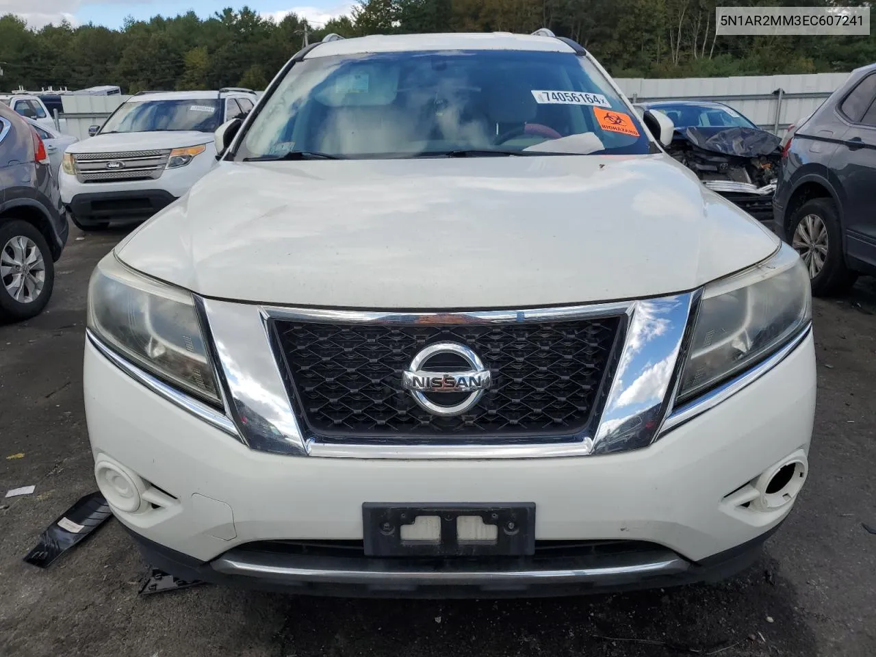 2014 Nissan Pathfinder S VIN: 5N1AR2MM3EC607241 Lot: 74056164