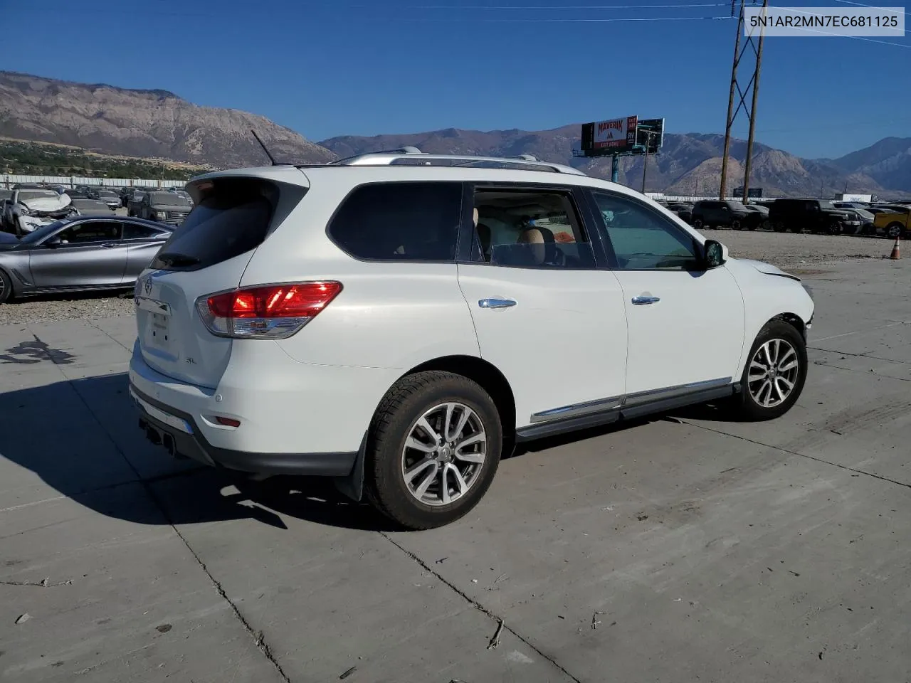 2014 Nissan Pathfinder S VIN: 5N1AR2MN7EC681125 Lot: 74092774