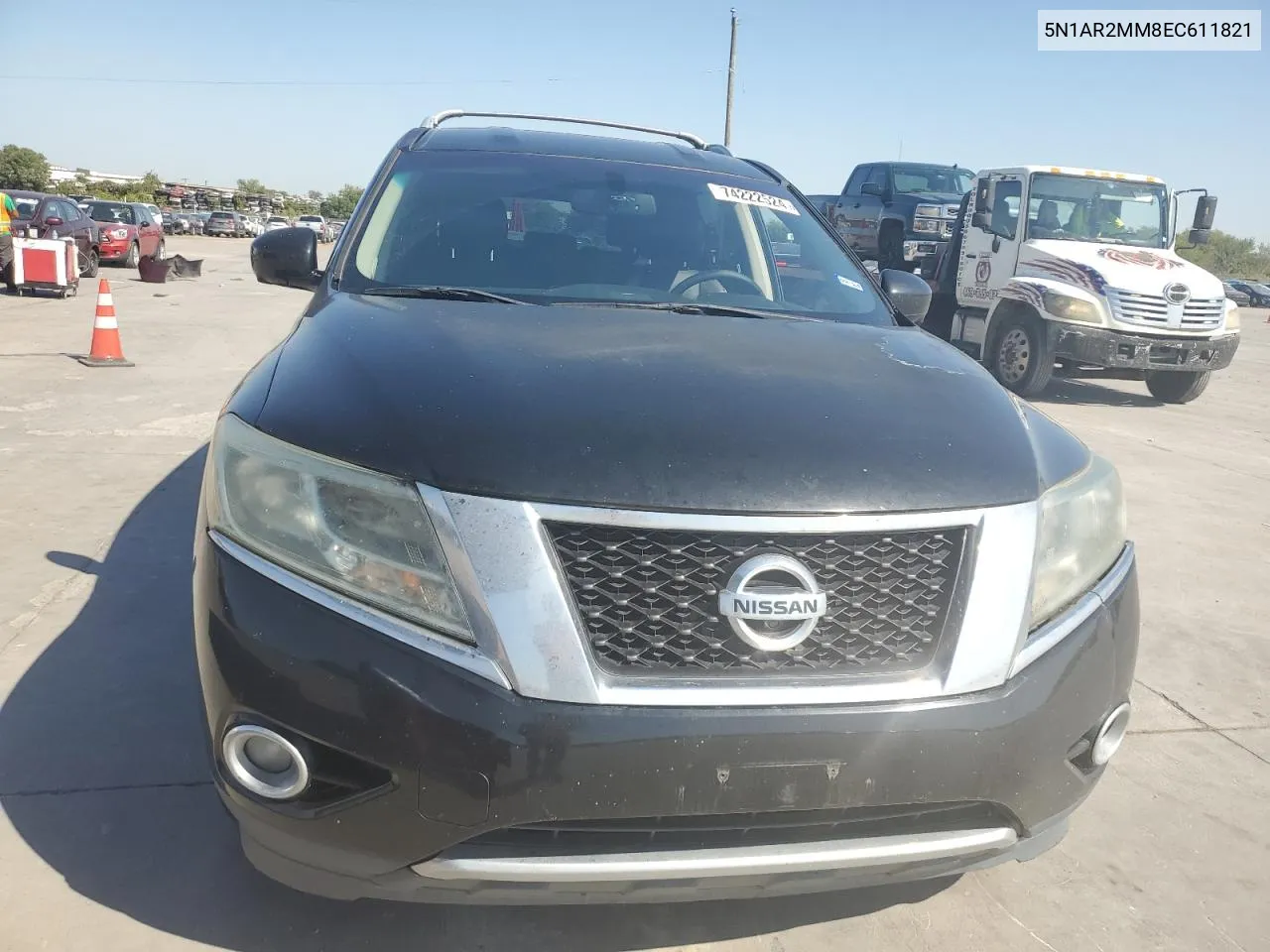 2014 Nissan Pathfinder S VIN: 5N1AR2MM8EC611821 Lot: 74222524