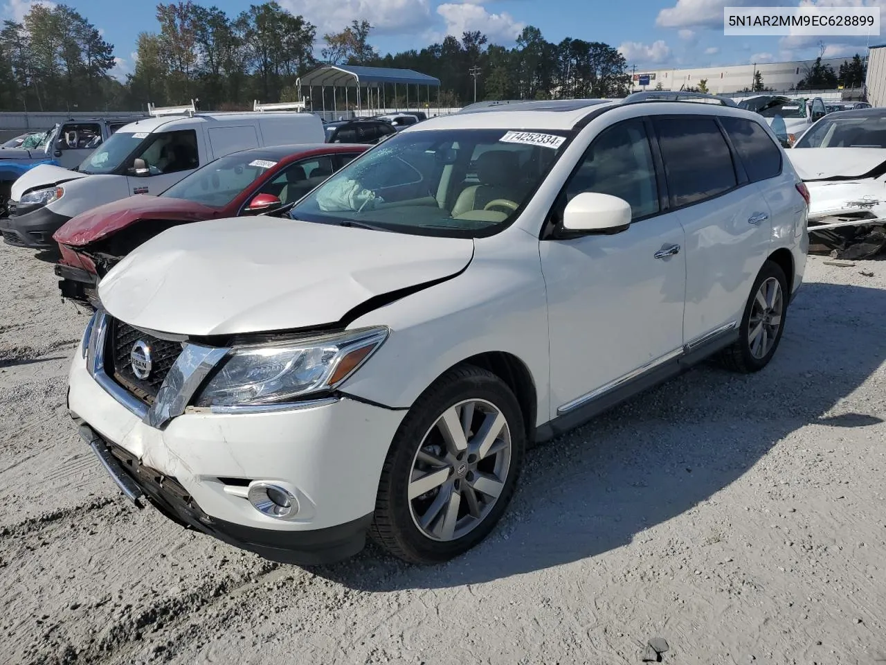 2014 Nissan Pathfinder S VIN: 5N1AR2MM9EC628899 Lot: 74252334