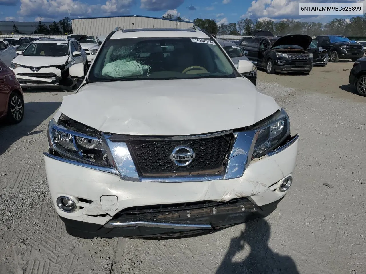 2014 Nissan Pathfinder S VIN: 5N1AR2MM9EC628899 Lot: 74252334