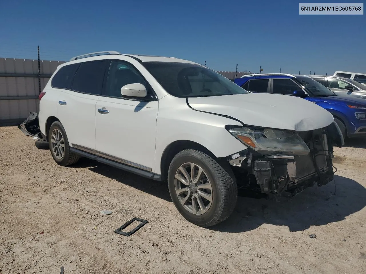 2014 Nissan Pathfinder S VIN: 5N1AR2MM1EC605763 Lot: 74302884