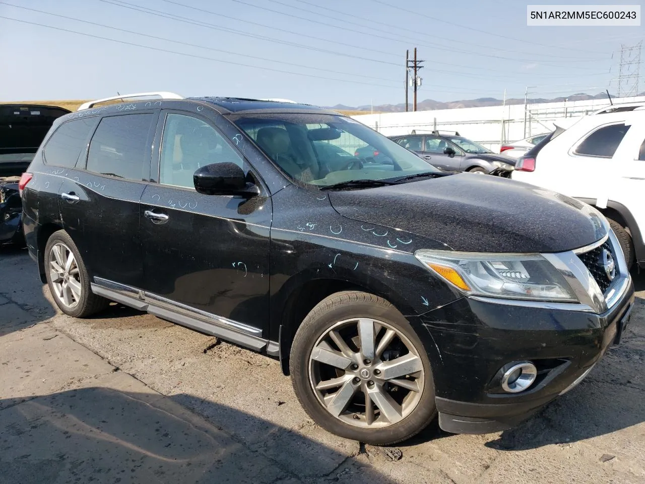 2014 Nissan Pathfinder S VIN: 5N1AR2MM5EC600243 Lot: 74623674