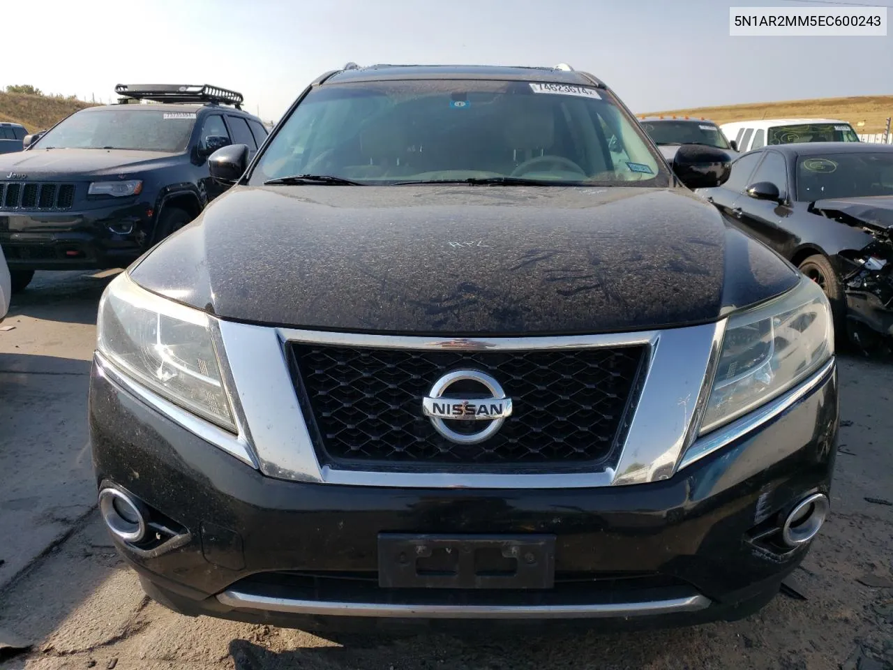 2014 Nissan Pathfinder S VIN: 5N1AR2MM5EC600243 Lot: 74623674