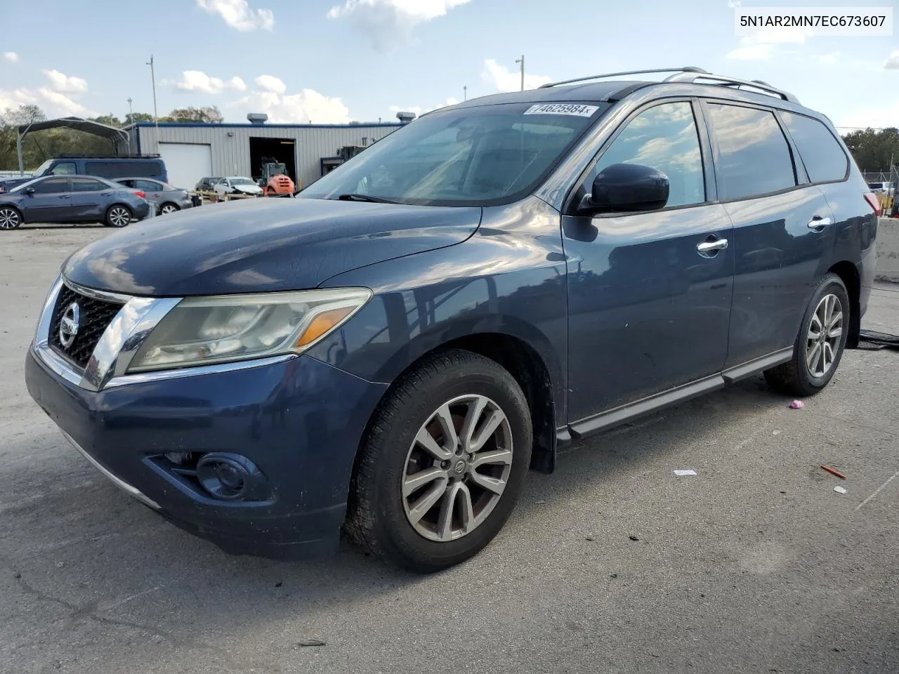 2014 Nissan Pathfinder S VIN: 5N1AR2MN7EC673607 Lot: 74625984