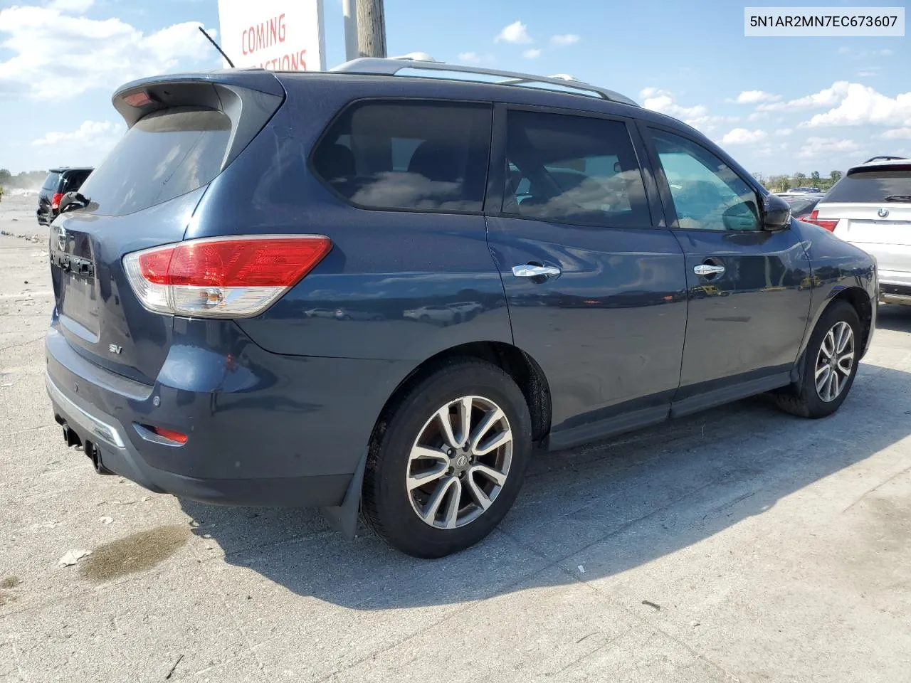 2014 Nissan Pathfinder S VIN: 5N1AR2MN7EC673607 Lot: 74625984