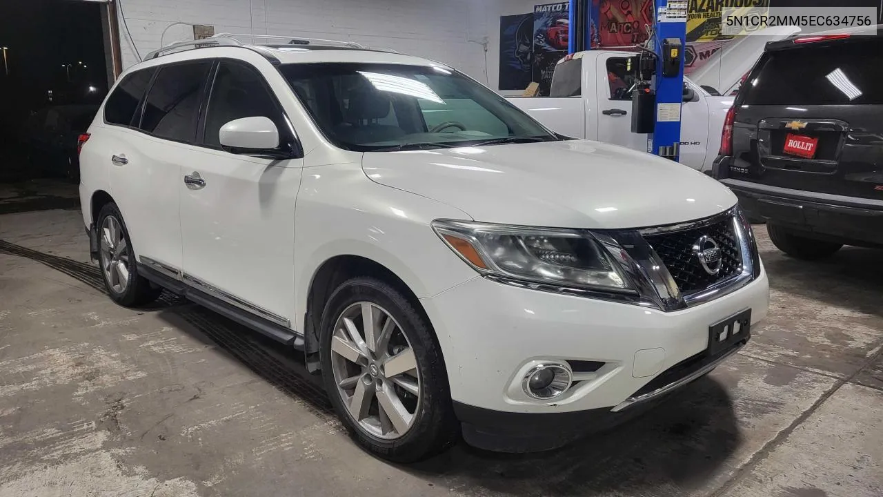 2014 Nissan Pathfinder Sv Hybrid VIN: 5N1CR2MM5EC634756 Lot: 74640424