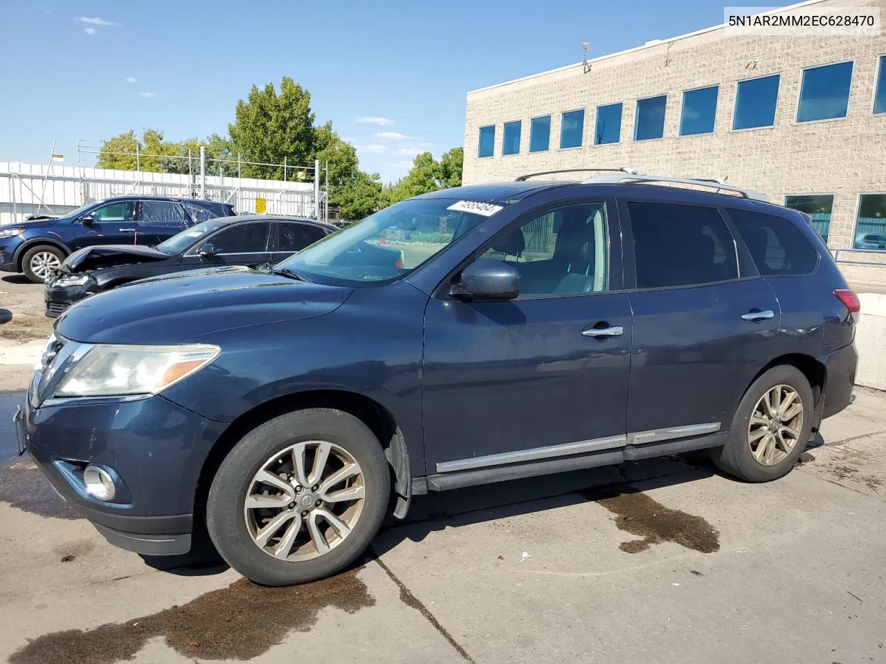 2014 Nissan Pathfinder S VIN: 5N1AR2MM2EC628470 Lot: 74955464