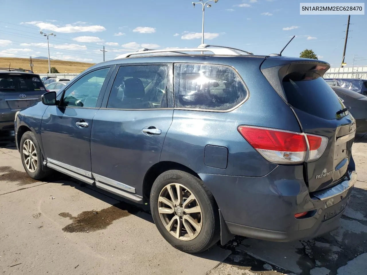 2014 Nissan Pathfinder S VIN: 5N1AR2MM2EC628470 Lot: 74955464