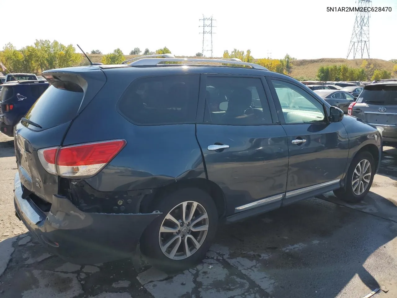 2014 Nissan Pathfinder S VIN: 5N1AR2MM2EC628470 Lot: 74955464