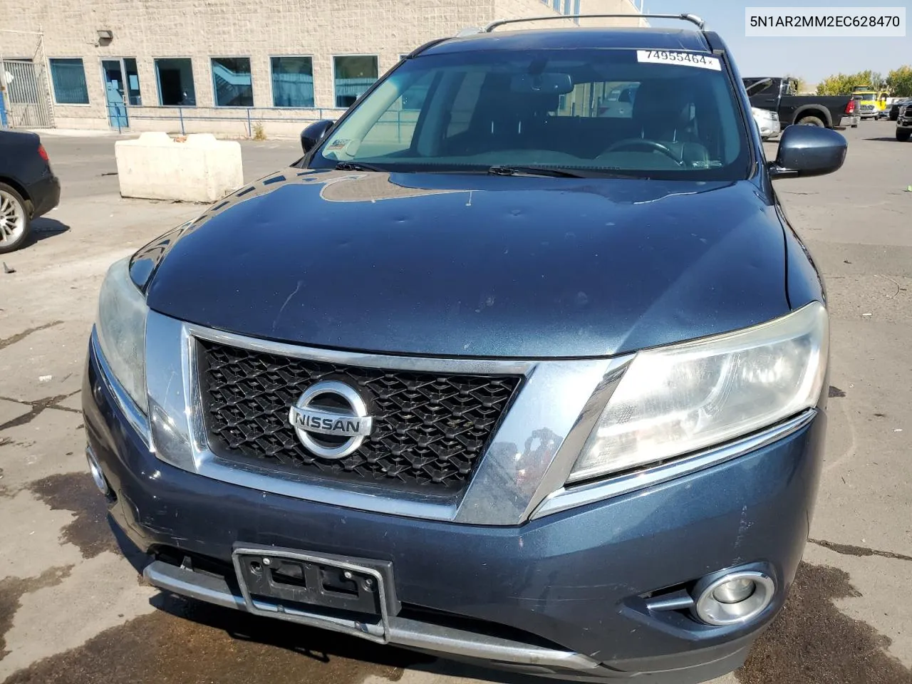 2014 Nissan Pathfinder S VIN: 5N1AR2MM2EC628470 Lot: 74955464