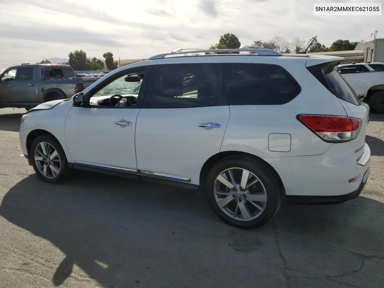 2014 Nissan Pathfinder S VIN: 5N1AR2MMXEC621055 Lot: 74998424