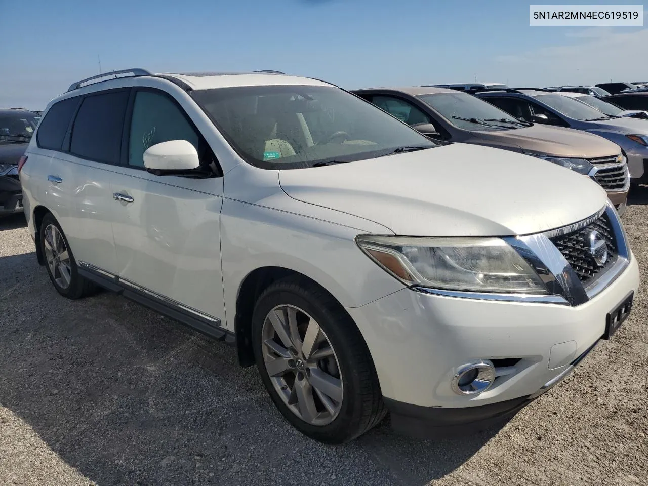 2014 Nissan Pathfinder S VIN: 5N1AR2MN4EC619519 Lot: 75076724