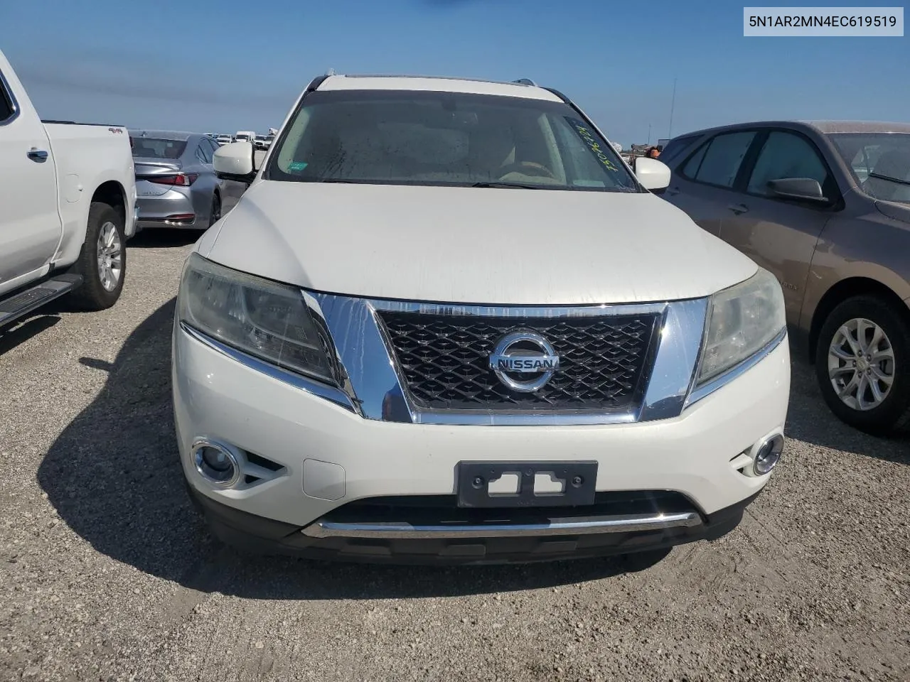 2014 Nissan Pathfinder S VIN: 5N1AR2MN4EC619519 Lot: 75076724